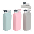 Silikon Outdoor Sport und Leckdurchfall zusammenklappbarer Wasserflasche